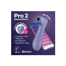 Satisfyer Pro 2 Gen3 - okos, léghullámos csiklóizgató  Szín: lila vibrátorok