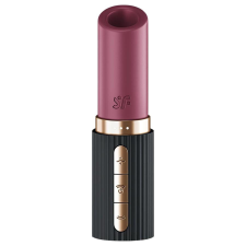 Satisfyer Pro 2 Kiss - léghullámos rúzsvibrátor (fekete) vibrátorok