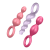 Satisfyer Satisfyer Plugs - anál dildó szett - színes (3 részes)