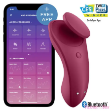 Satisfyer Sexy Secret - okos vízálló bugyivibrátor (bordó) vibrátorok