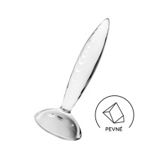 Satisfyer Sparkling Crystal üveg dildó műpénisz, dildó