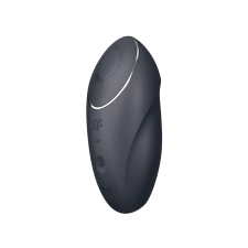 Satisfyer Tap & Climax 1 - 2in1 vibrátor és csiklóizgató (fekete) vibrátorok