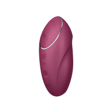 Satisfyer Tap & Climax 1 - 2in1 vibrátor és csiklóizgató (piros) vibrátorok