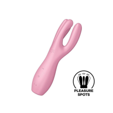 Satisfyer Threesome 3 - akkus csiklóvibrátor (pink) vibrátorok