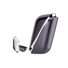 Satisfyer Traveler - utazó akkus csiklóizgató (fekete-fehér) egyéb erotikus kiegészítők nőknek