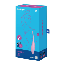 Satisfyer Twirling Joy fókusz típusú csiklóvibrátor (rózsaszín) (APP-os) vibrátorok