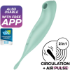 Satisfyer Twirling Pro - okos 2in1 csiklóvibrátor (menta)
