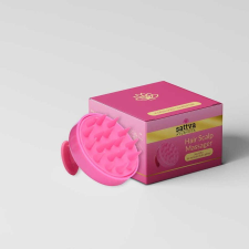 Sattva Ayurveda Fejbőr masszírozó - rózsaszín 1 db - Sattva Ayurveda jóga felszerelés