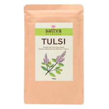 Sattva Ayurveda Gyógynövényes haj- és arcpakolás - Tulsi 100g - Sattva Ayurveda jóga felszerelés