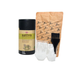 Sattva Ayurveda Henna - Természetes növényi hajfesték - fekete 150g - Sattva Ayurveda hajfesték, színező