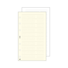 SATURNUS Kalendárium betét, telefon bianco, &quot;M&quot;, SATURNUS, fehér gyűrűs kalendárium betétlap