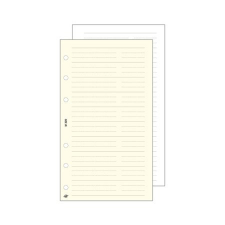 SATURNUS Kalendárium betét, telefon bianco, "M", SATURNUS, fehér gyűrűs kalendárium betétlap