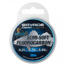 SAVAGE GEAR Semi Soft fluorocarbon 30m monofil előkezsinór - 0,21mm 2,70kg horgászzsinór