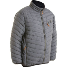 Savage Gear Simply Savage Thermo Jacket Grey Melange Meleg Kabát - Large (57309) horgászkiegészítő