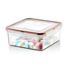  Saver Box négyzet alakú tárolódoboz 2,3L bútor