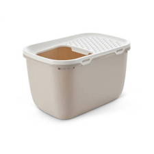 Savic Hop In - macska WC (fehér-mokka) macskák részére (58,5x39x39,5cm) macskatoalett