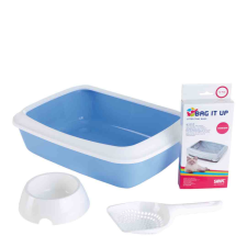 Savic Iriz Kit Starter alomtálca szett kék (SAV2002) macskatoalett