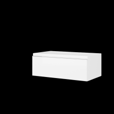 Savini LINEA ALSÓSZEKRÉNY 80X30X46CM FEHÉR, MAGASFÉNYŰ, FÜGGESZTETT, MOSDÓLAP NÉLKÜL fürdőszoba bútor