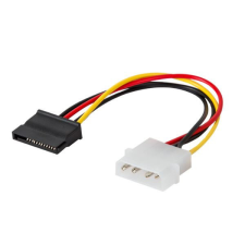Savio AK-10 tápkábel Molex - SATA kábel és adapter