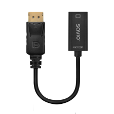 Savio AK-62 DisplayPort apa - HDMI anya Adapter kábel és adapter