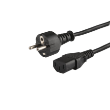 Savio CL-138 250V Hálózati tápkábel - 1.8m kábel és adapter