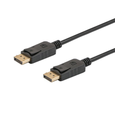 Savio DisplayPort v1.2 - DisplayPort kábel 3.0m Fekete (CL-137) kábel és adapter