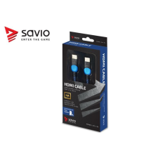 Savio GCL-05 HDMI kábel 3m, kék, Play Station (GCL-05) kábel és adapter