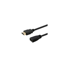 Savio HDMI hosszabbító kábel Ethernettel 1m Fekete (CL-132) kábel és adapter