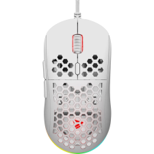 Savio HEX-R egér Jobbkezes USB A típus Optikai 12000 DPI (SAVGM-HEXWHITE) egér