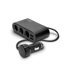 Savio SA-024 Autós szivargyújtó töltő elosztó 120W (SA-024) mobiltelefon kellék
