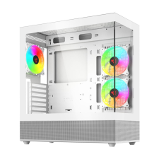Savio Sigma X1 Számítógépház - Fehér (SIGMA X1 WHITE) számítógép ház