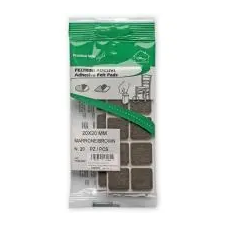  SB  csúsztatófilc öntapadó 30x30 mm barna (6db) (3933552) bútor