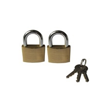  SB lakat 40mm réz (erős kivitel) 2db azonos zárlatú 5kulcs lakat