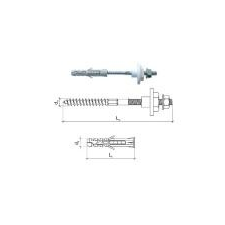  SB  mosdórögzítő csavar M8x100 anyával barkácsolás, csiszolás, rögzítés