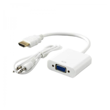 SBOX AD.HDMI-VGA+A/R HDMI apa - VGA anya audióval adapter kábel és adapter