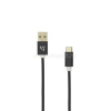 SBOX Kábel, CABLE USB Male -> TYPE-C Male 1.5 m Black (SBOX_USB-TYPEC-15B)