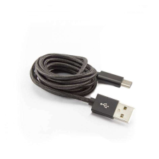 SBOX USB-TYPEC-15B kábel M/M-1M,fekete kábel és adapter