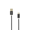 SBOX USB-TYPEC-15B USB-A apa - USB-C apa 2.0 Adat és töltő kábel - Fekete (1.5m) (USB-TYPEC-15B)