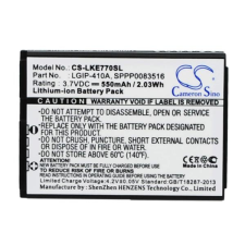 SBPL0085603 Akkumulátor 550 mAh mobiltelefon akkumulátor