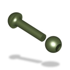 SBS Heli-Chod System green 4 db/csomag - horgászkiegészítő