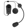  Sbs Mono Vezeték Nélküli Headset Motorkerékpusosakhoz, Fekete