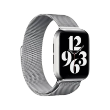 SBS Puro Milanese Armband Apple Watch Utángyártott Fém Szíj 42/44/45mm - Szürke okosóra kellék