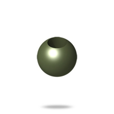 SBS RUBBER AND BEAD GREEN 6 (GUMIGYÖNGY) horgászkiegészítő