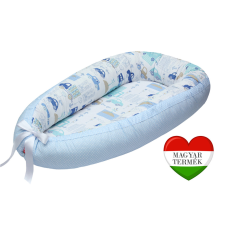 Scamp babafészek - kókuszbetétes /BlueCarDots (Kisautós babafészek) babaágynemű, babapléd