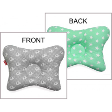 Scamp laposfejûség elleni párna Green Stars Elephants BLP007 babaágynemű, babapléd