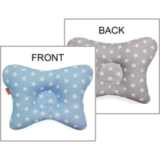 Scamp laposfejűség elleni párna- Blue Grey Stars babaágynemű, babapléd