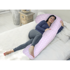 Scamp ölelő párna F-alakú 75x135cm Rosa Stars FELP005_75 kismama párna