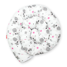 Scamp rácsvédõ hengerpárna 210cm White Grey Bears BRVE010 210CM babaágynemű, babapléd