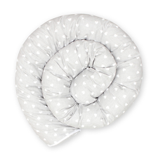 Scamp rácsvédő hengerpárna 180cm Little Heart White Grey BRVE011 180CM babaágynemű, babapléd