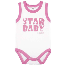  Scamp Ujjatlan baba kombidresz (92) - Star Baby pink kombidressz, body
